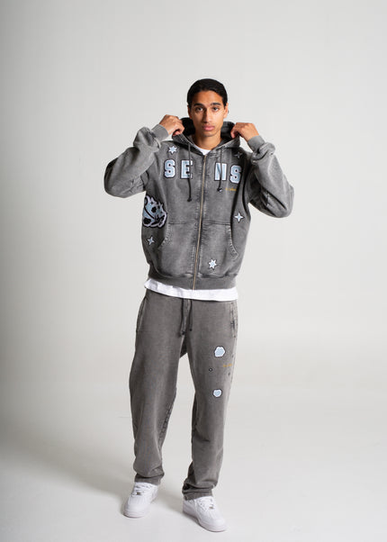 TAKEOFF ZIPPER WASHED