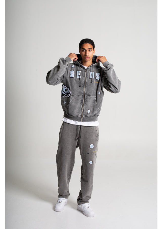 TAKEOFF ZIPPER WASHED