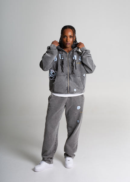 TAKEOFF ZIPPER WASHED