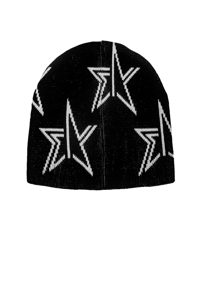 STAR BEANIE BLACK
