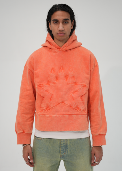 STAR HOODIE RED