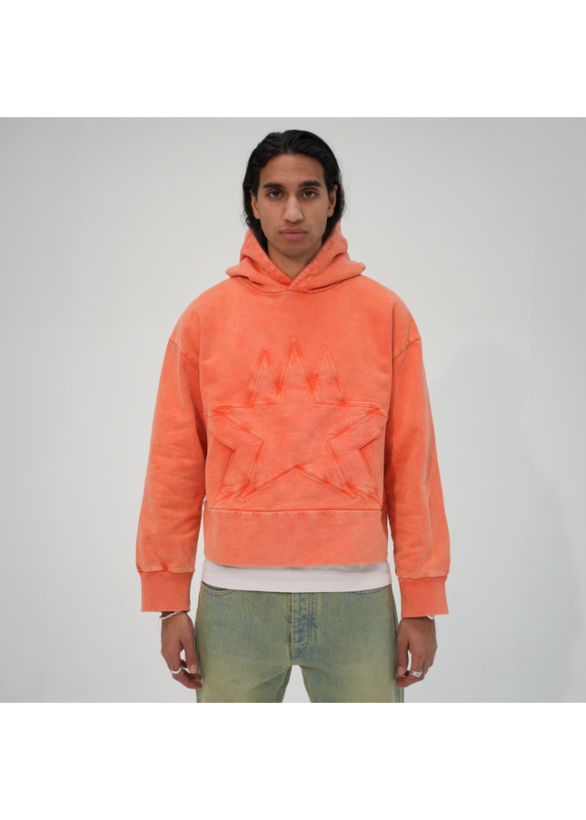STAR HOODIE RED